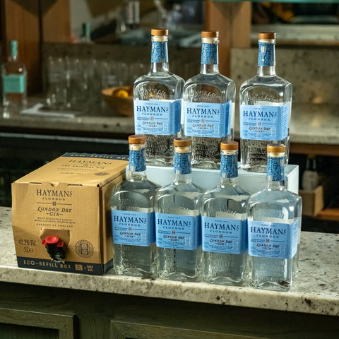 x3 5L Bag in Box (BIB) of Hayman's London Dry Gin