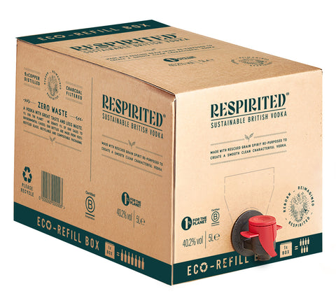 x3 5L Bag in Box (BIB) of Respirited Vodka